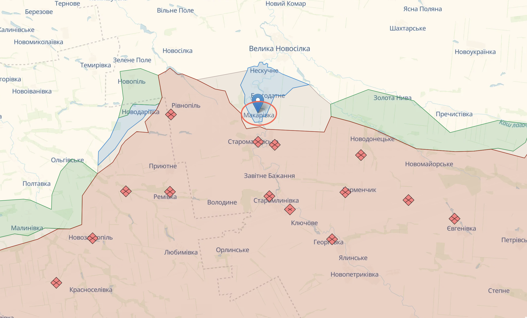 Морпіхи показали кадри звільнення Макарівки в Донецькій області (відео)